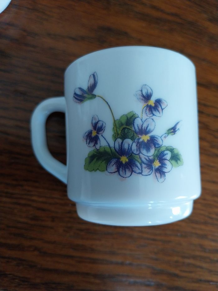 6 tasses à café vintage Arcopal - photo numéro 4