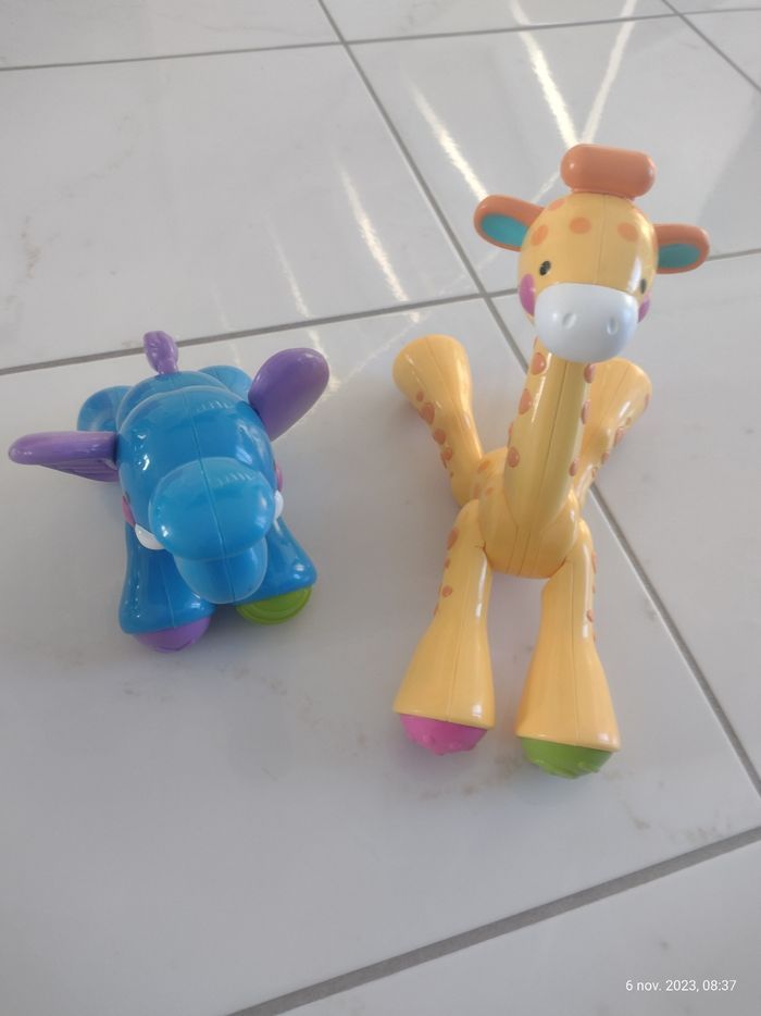 Lot animaux articulés à cliquetis - photo numéro 1