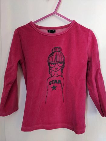 Haut de pyjama velours