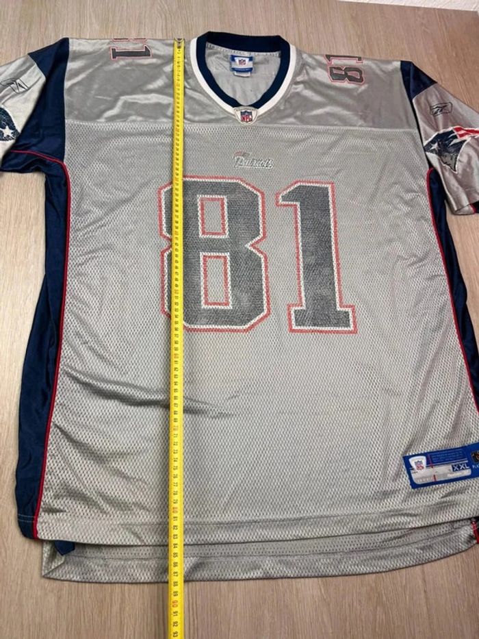Maillot NFL Vintage Randy Moss #81 New England Patriots Reebok - Taille XXL - photo numéro 9