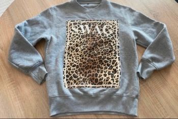 Sweat gris léopard 36