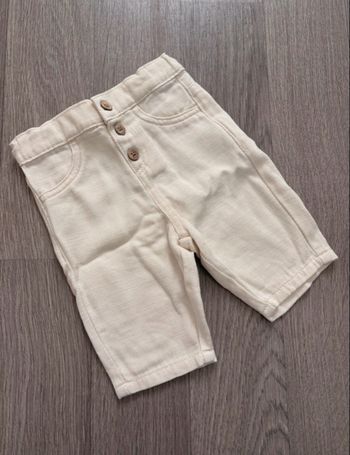 Pantalon léger beige ajustable, Kiabi - 3 mois 62 cm