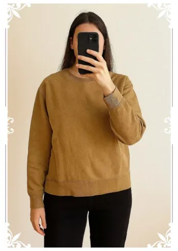 Sweat-shirt camel RVCA – Taille S