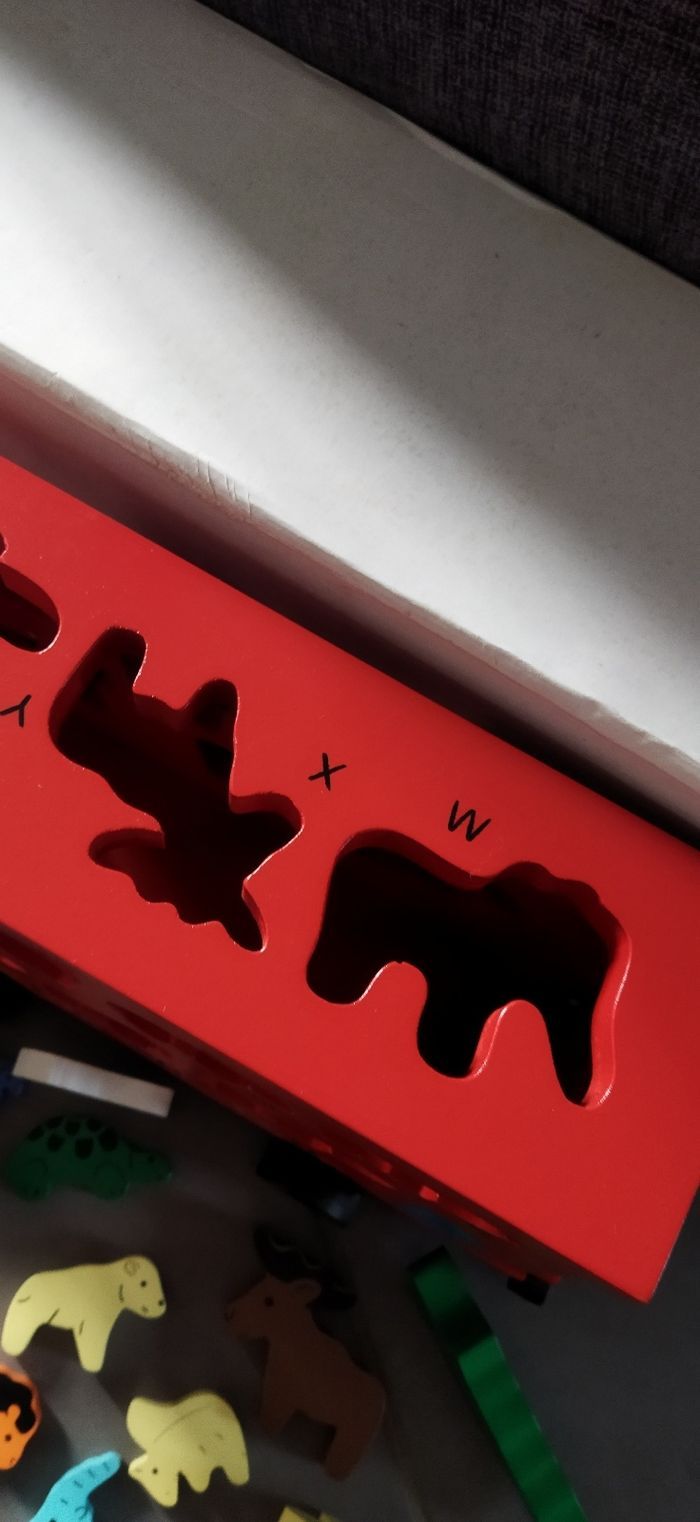 Bus alphabet en bois - photo numéro 4