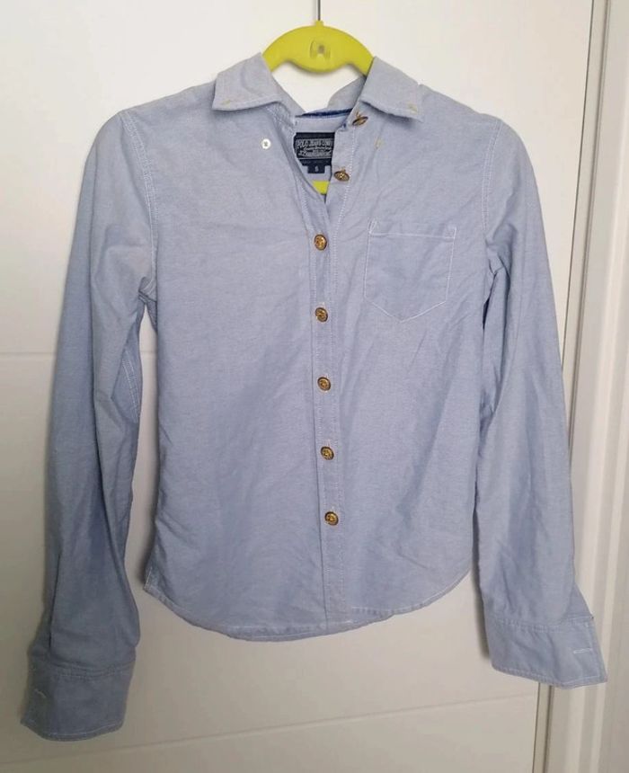 Chemise en jean bleu clair Taille S Ralph Lauren - photo numéro 7