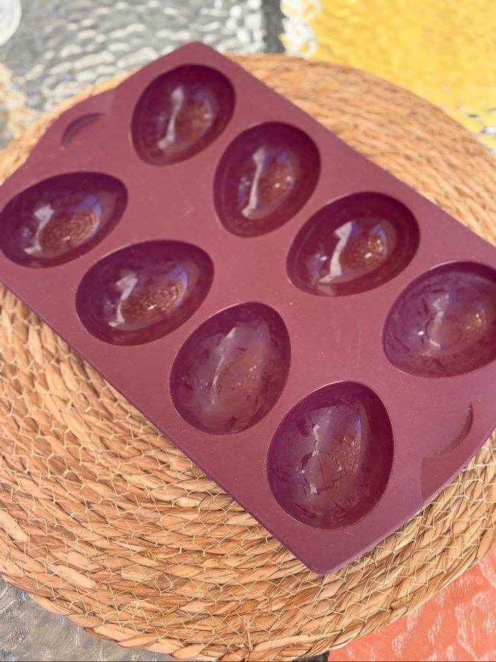 Moule silicone Tupperware.