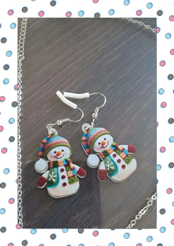 Parure bonhomme de neige - photo numéro 5