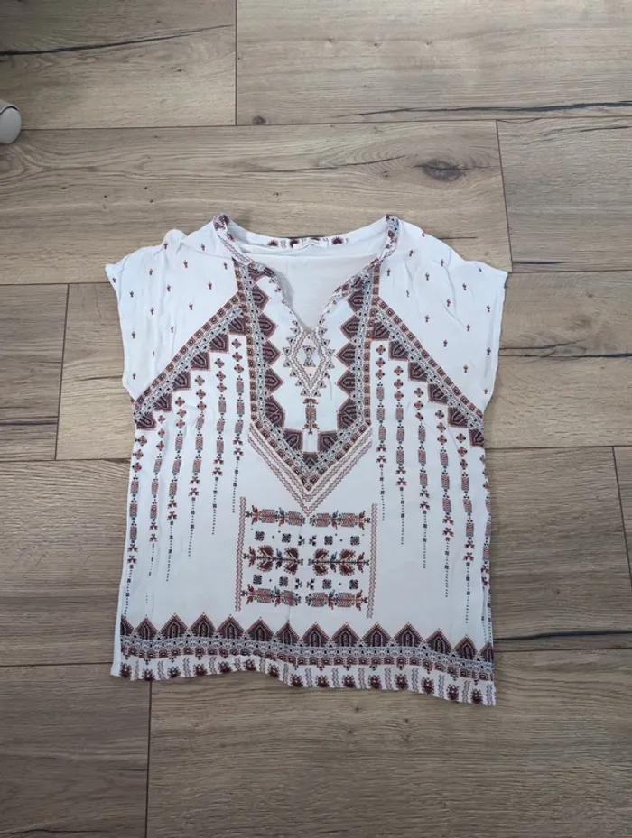 T-shirt manche courtes à motif