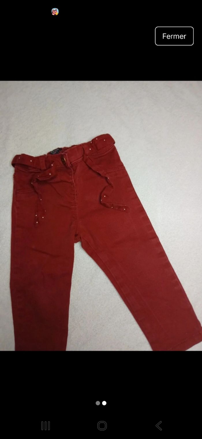 Pantalon fille 18 mois kiabi - photo numéro 2