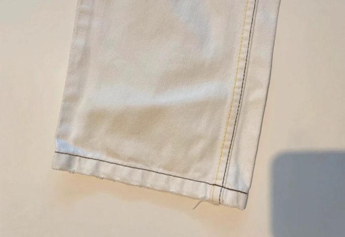 Jean blanc neuf en coton taille 42 Black soul - photo numéro 7