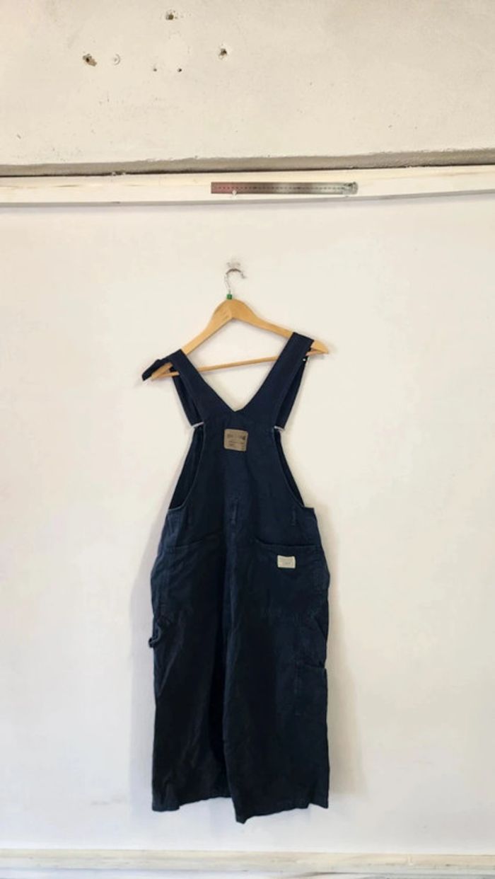 Jolie salopette en coton denim vintage taille 40 - photo numéro 6