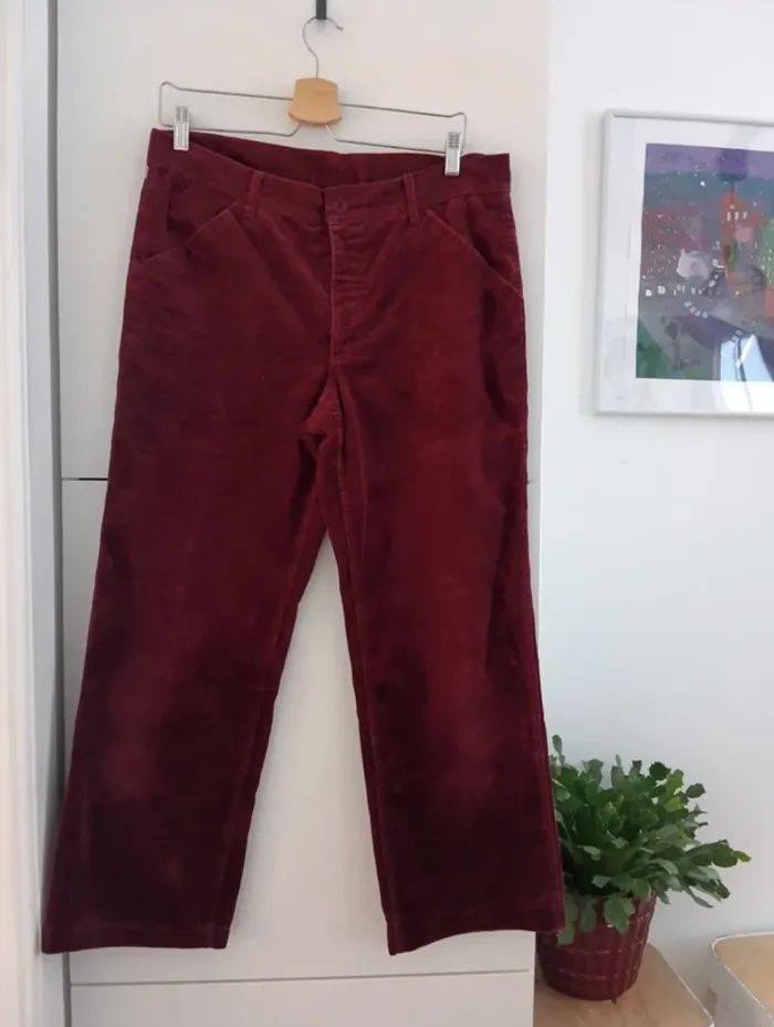 Pantalon en velours côtelé vintage New Man - photo numéro 5