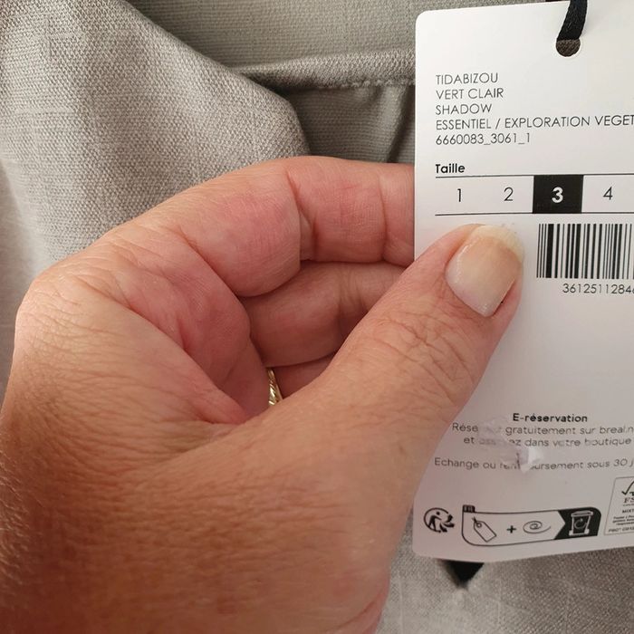 Magnifique haut vert sauge taille 3 Breal - photo numéro 5