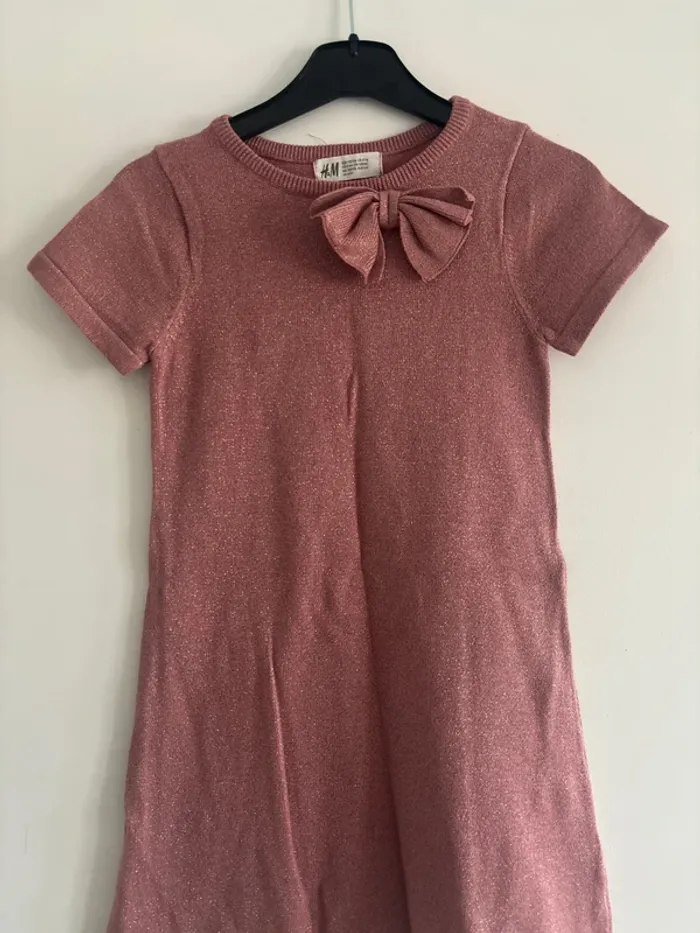 Robe rose scintillante