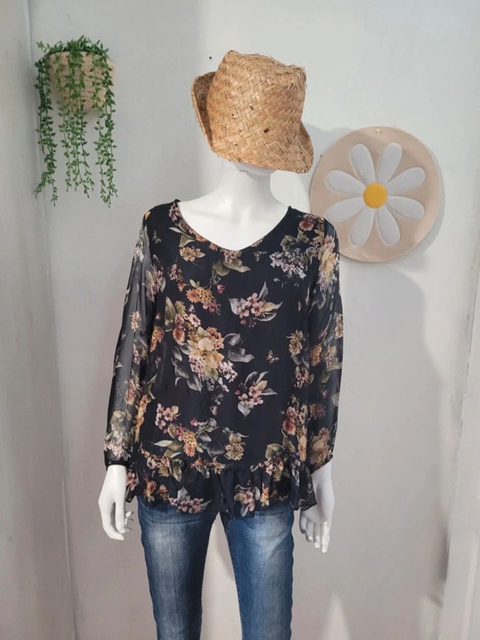 Blouse avec de la soie - photo numéro 2