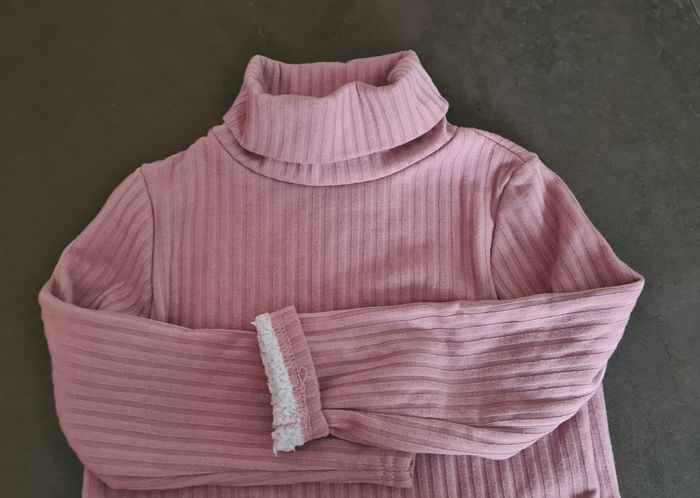 Pull col roulé doublé polaire T. 6 ans - photo numéro 3