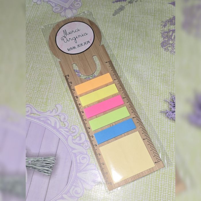 Régle marque page post it personnalisé - photo numéro 4