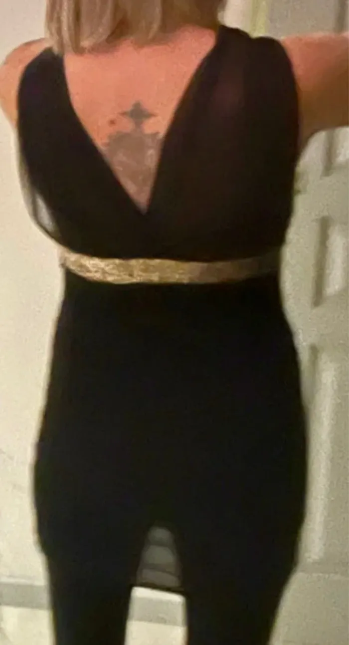 Robe à sequins argentés - Taille XS (34) - photo numéro 3