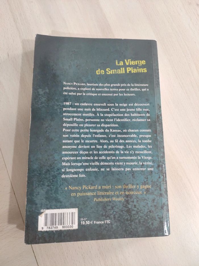 Livre grand format la vierge de small plains Pickard - photo numéro 6