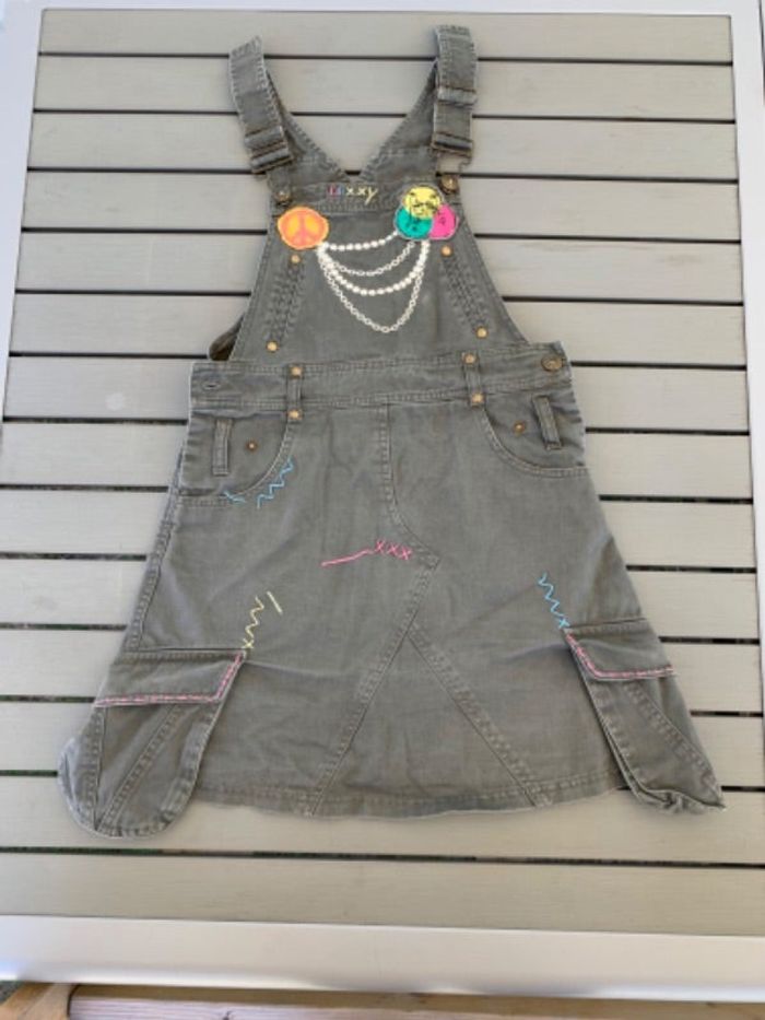 Robe salopette en jean