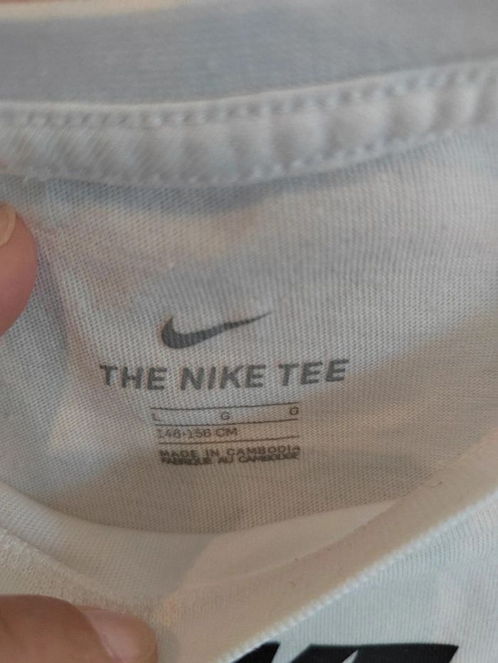 Tee-shirt Nike blanc 146 - 156 cm - photo numéro 4
