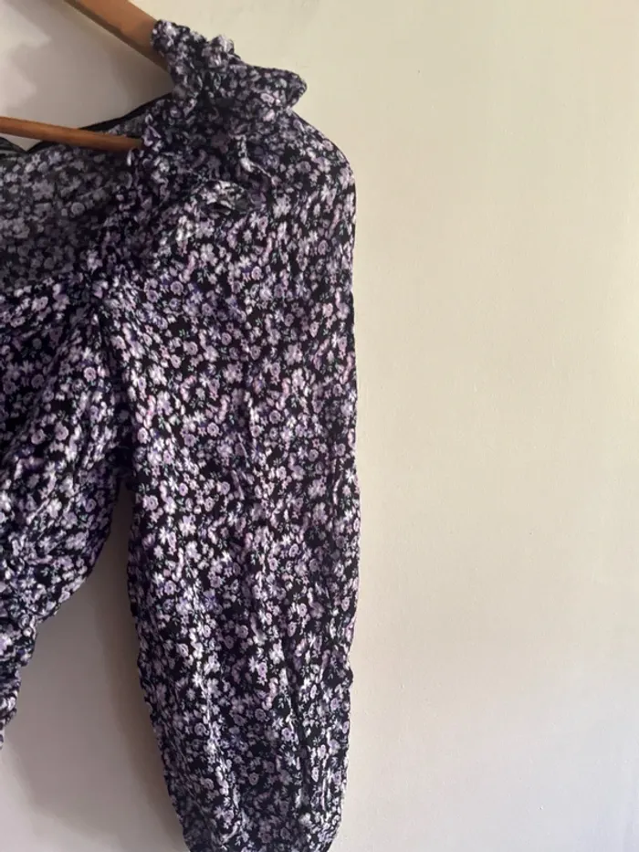Blouse fleurie Zara – Taille XS - photo numéro 4