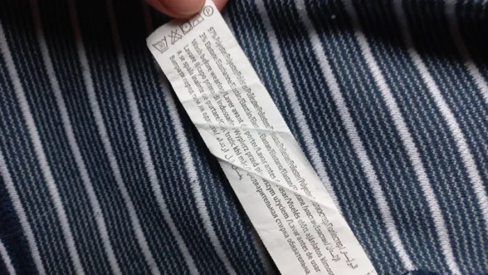 Robe marine rayé blanc t 6 - photo numéro 7