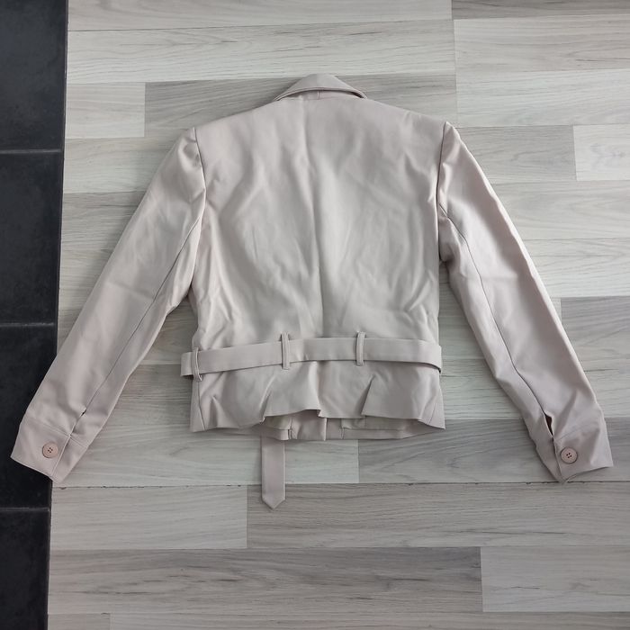 Ensemble tailleur femme (veste + jupe) beige Casual groupe taille M - photo numéro 7