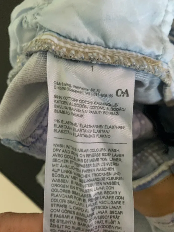 Short en jeans C&A taille 152 cm - photo numéro 6