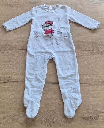 Pyjama velours 24 mois