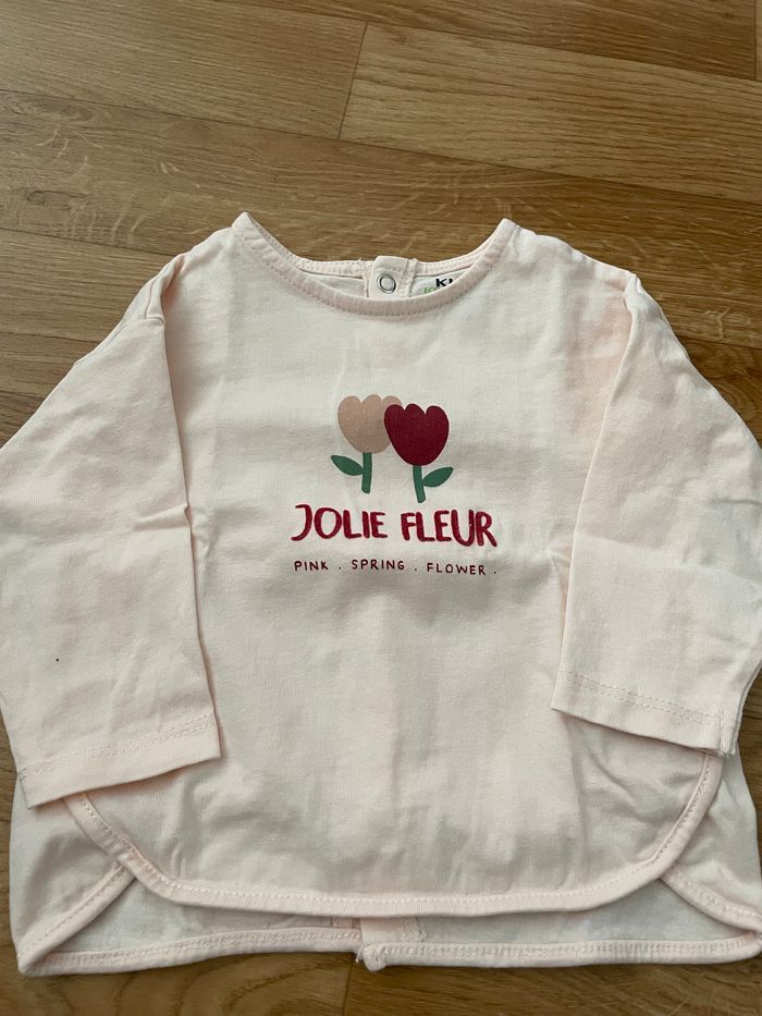 Tee-shirt manches longues bébé fille - photo numéro 3