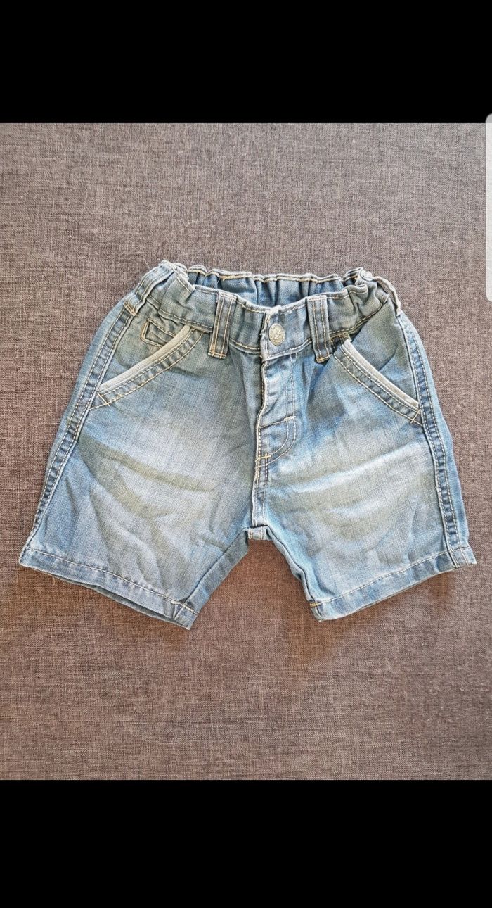 Short en jean bébé mixte 9 mois