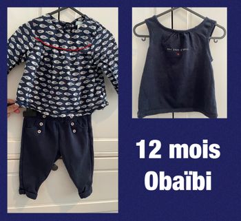 Ensemble 12 mois Obaïbi