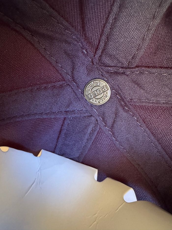 Casquette Ralph Lauren bleue foncée neuve - photo numéro 2