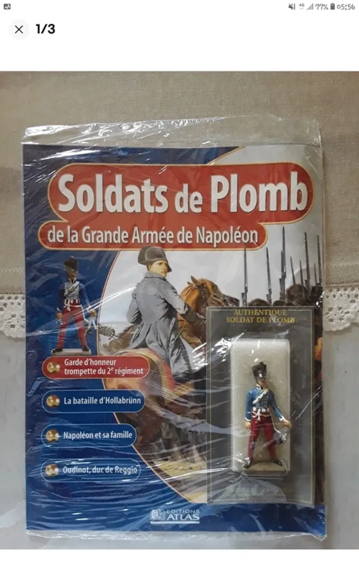 Soldat De Plomb Napoléon Éditions Atlas Numéro 31 lead soldier empire