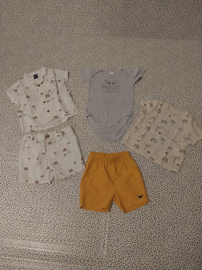 Lot été garçon – 6 mois – très bon état - photo numéro 2