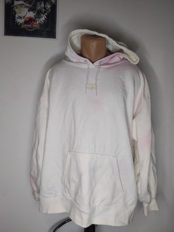Pull puma blanc et rose XL en très bon état