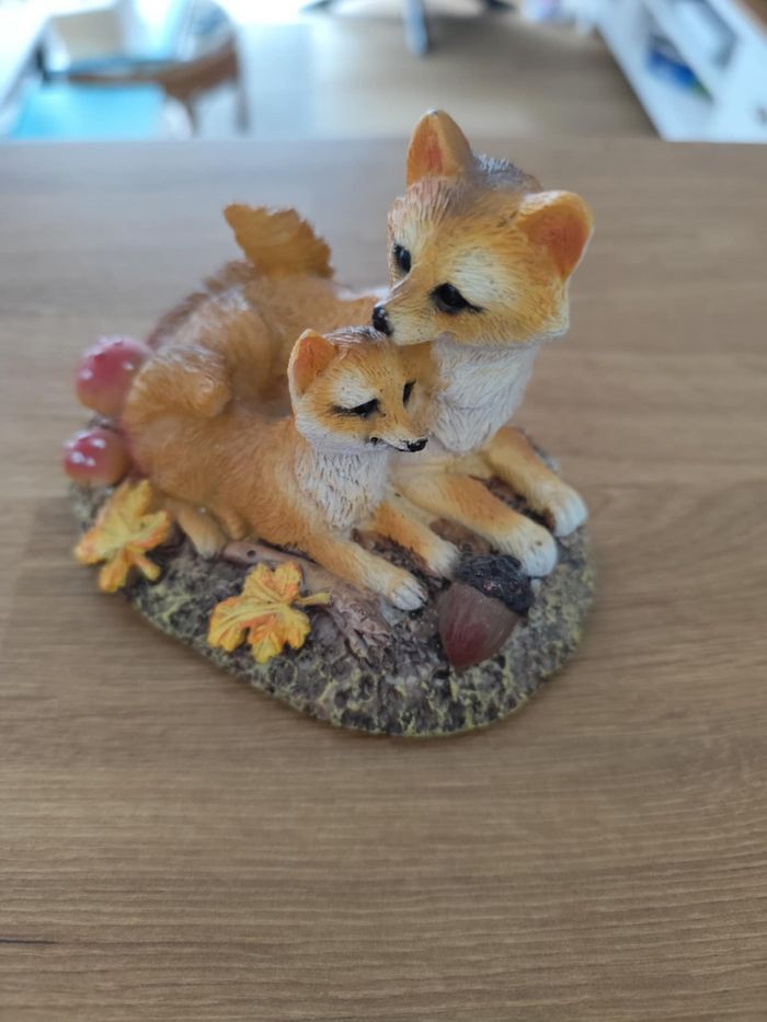 Lot de décorations Noël thème renard , très bon état - photo numéro 2