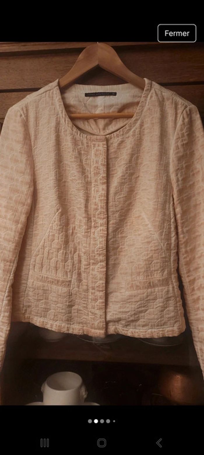 Veste Rose Steps t 42 en trés bonne état - photo numéro 2