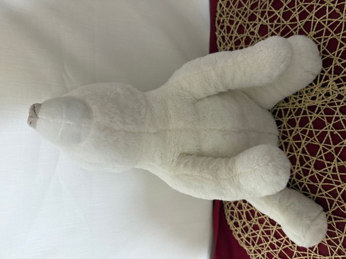 peluche doudou ours blanc polaire - photo numéro 7