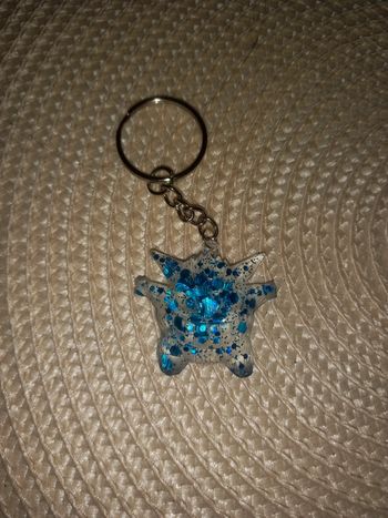 Porte clé pokemon ectoplasma résine epoxy