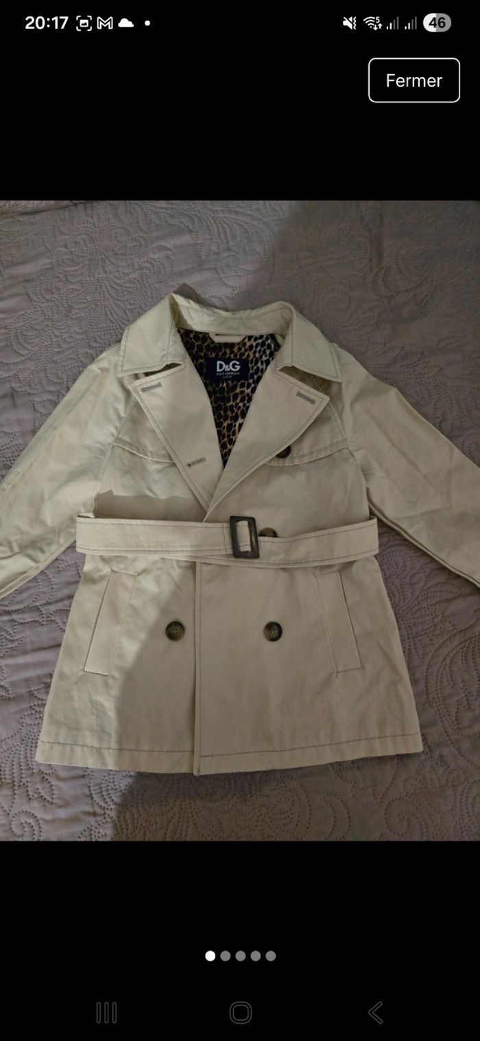 Manteaux fille dolce &gabbana 7ans