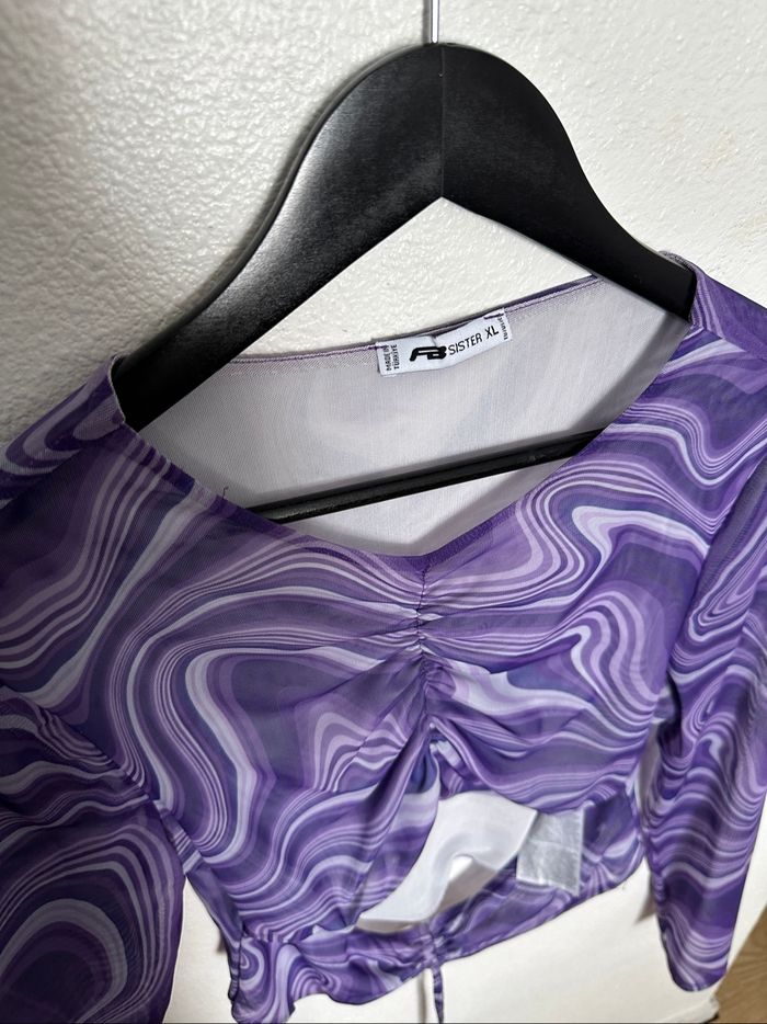 Haut violet - photo numéro 4