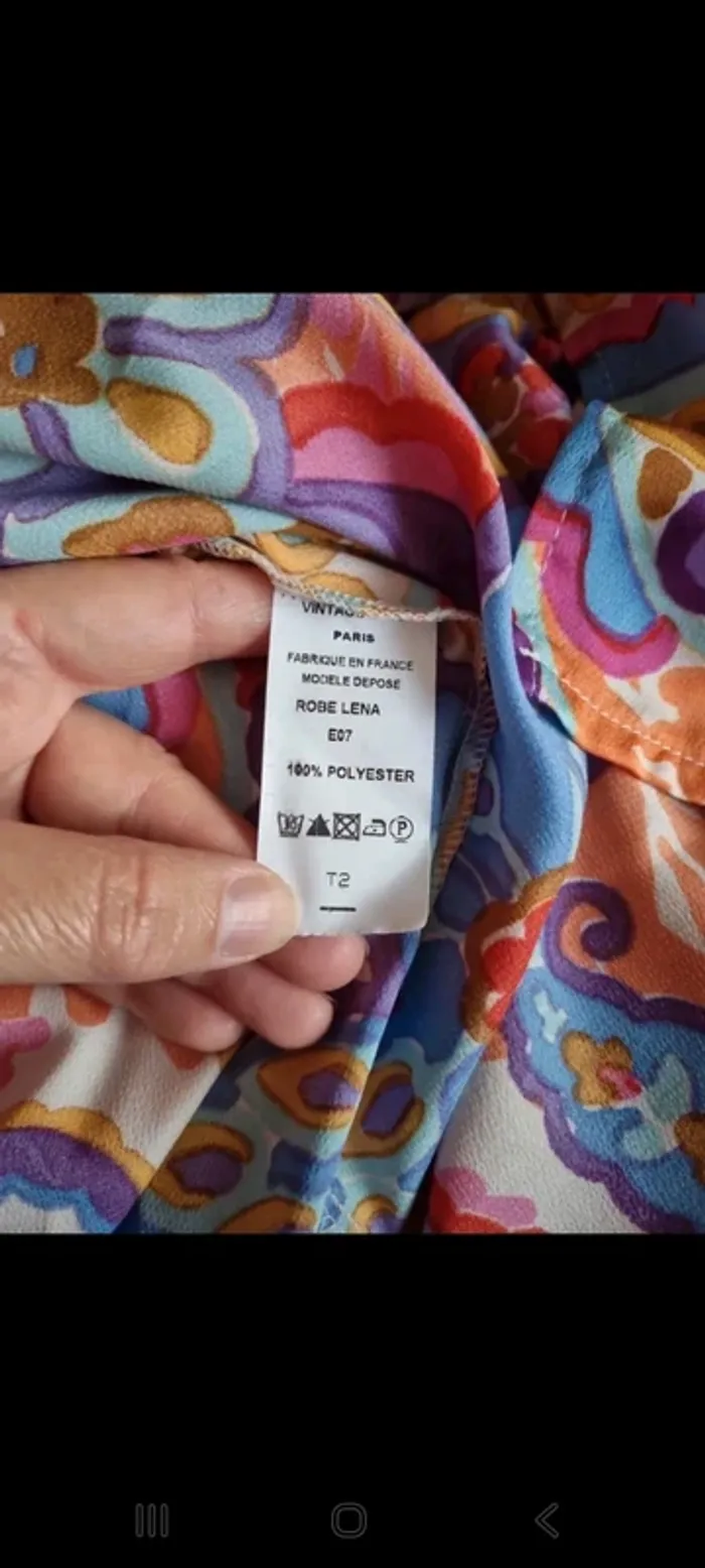 Robe portefeuille très coloré taille 2 - photo numéro 9