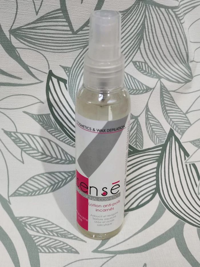 Sensé lotion anti poils incarnés 125 ml valeur 10€ à utiliser 18 mois après ouverture