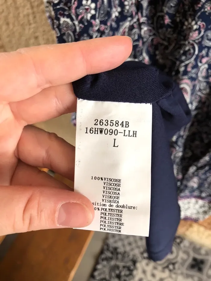 Robe manche 3/4 taille L - photo numéro 5