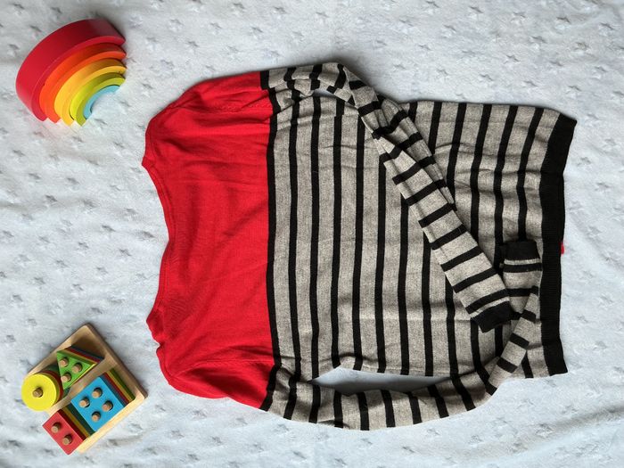 gilet léger gris rouge et noir 14 ans la halle - photo numéro 7