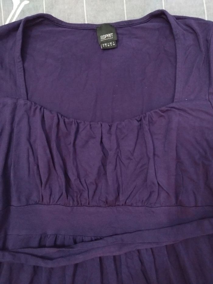 Robe violette neuve esprit t 36 - photo numéro 3