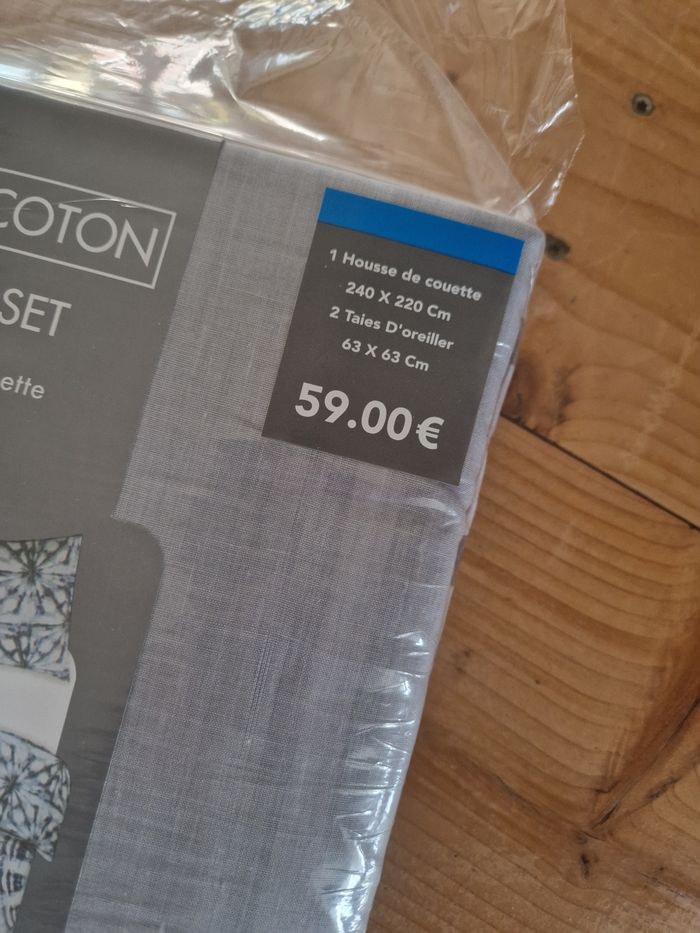 Housse de couette + taie d'oreiller