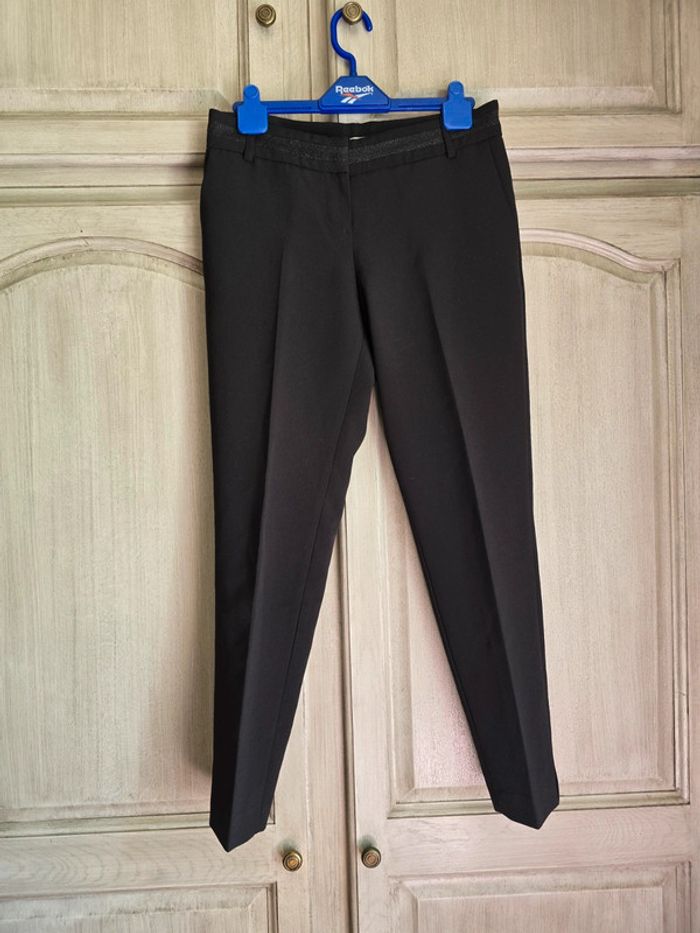Pantalon droit noir tailleur grain de malice taille 38